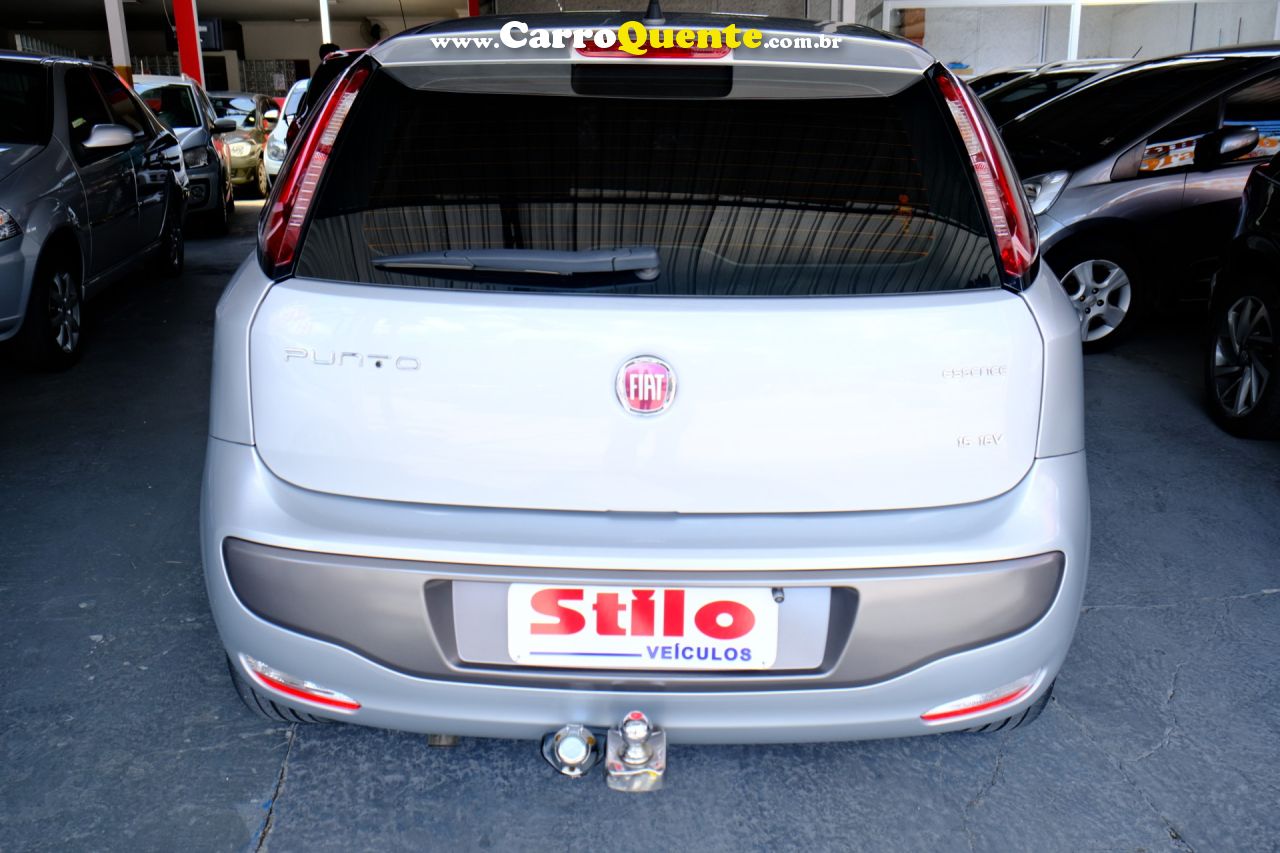 FIAT   PUNTO ESSENCE DUALOGIC 1.6 FLEX 16V 5P   PRATA 2014 1.6 FLEX - Loja