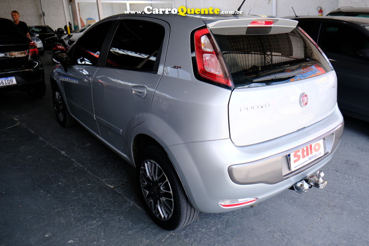 FIAT   PUNTO ESSENCE DUALOGIC 1.6 FLEX 16V 5P   PRATA 2014 1.6 FLEX - Loja