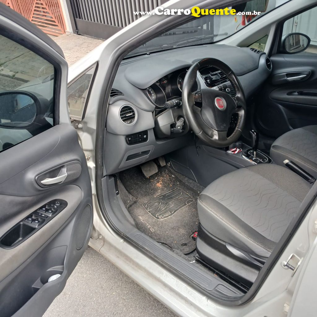 FIAT   PUNTO ESSENCE DUALOGIC 1.6 FLEX 16V 5P   PRATA 2014 1.6 FLEX - Loja