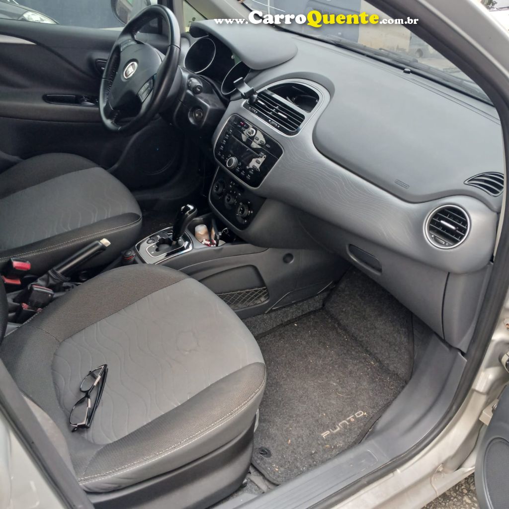 FIAT   PUNTO ESSENCE DUALOGIC 1.6 FLEX 16V 5P   PRATA 2014 1.6 FLEX - Loja