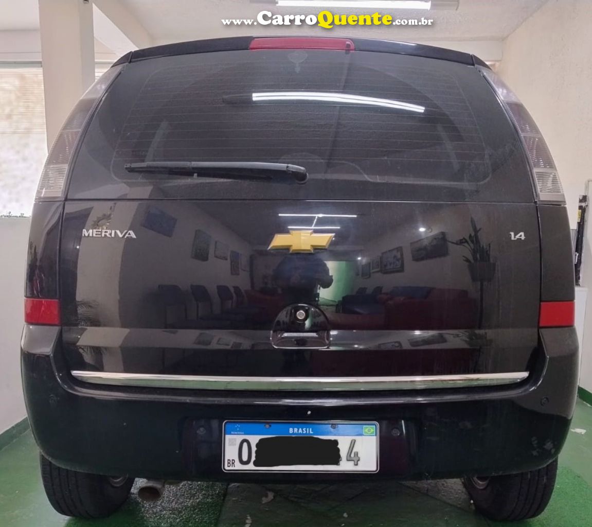 CHEVROLET   MERIVA MAXX 1.4 MPFI 8V ECONOFLEX 5P   PRETO 2012 1.4 FLEX - Loja