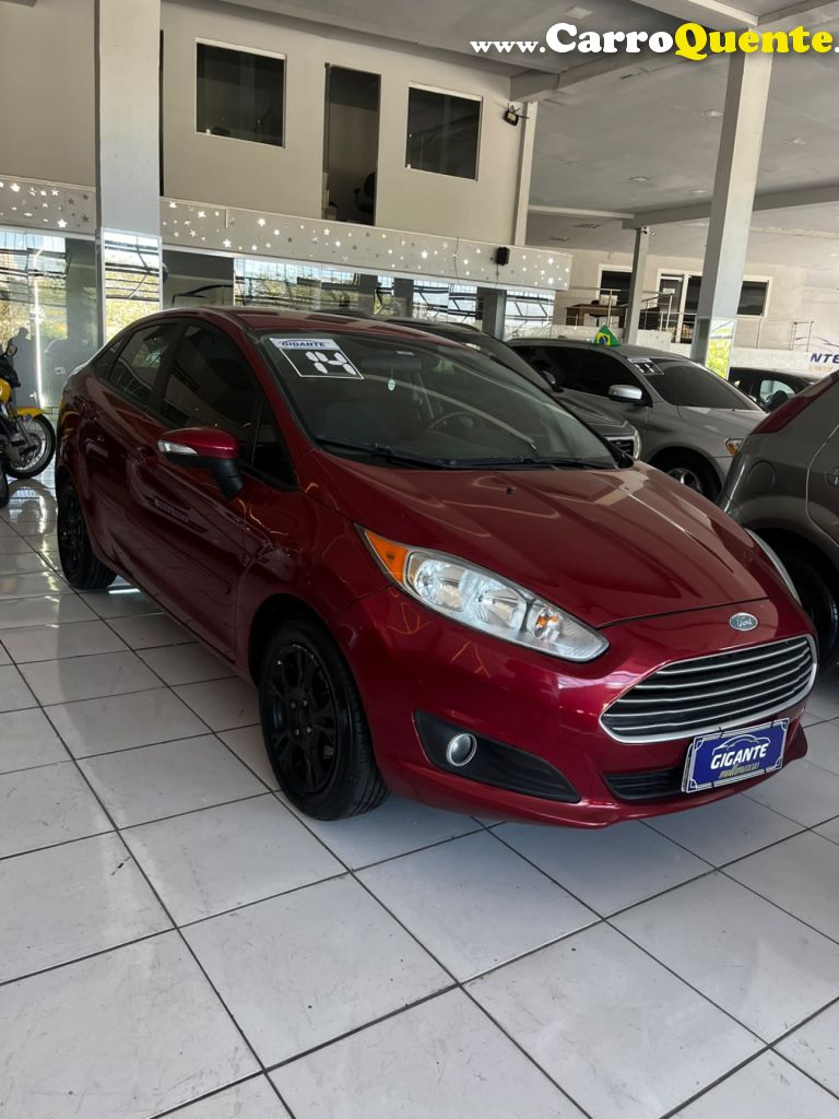 FORD   FIESTA SE 1.6 8V FLEX 5P   VINHO 2014 1.6 FLEX - Loja