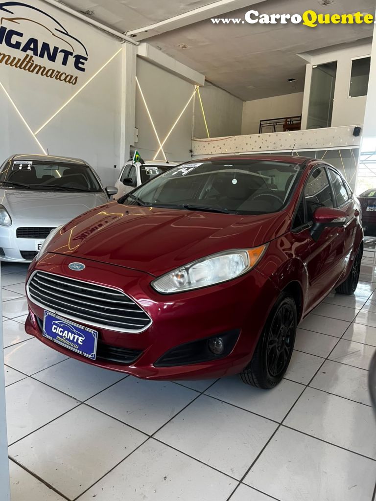 FORD   FIESTA SE 1.6 8V FLEX 5P   VINHO 2014 1.6 FLEX - Loja