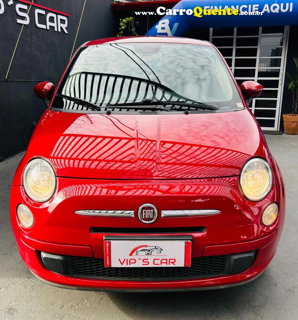 FIAT   500 CULT 1.4 FLEX 8V EVO MEC.   VERMELHO 2013 1.4 FLEX - Loja
