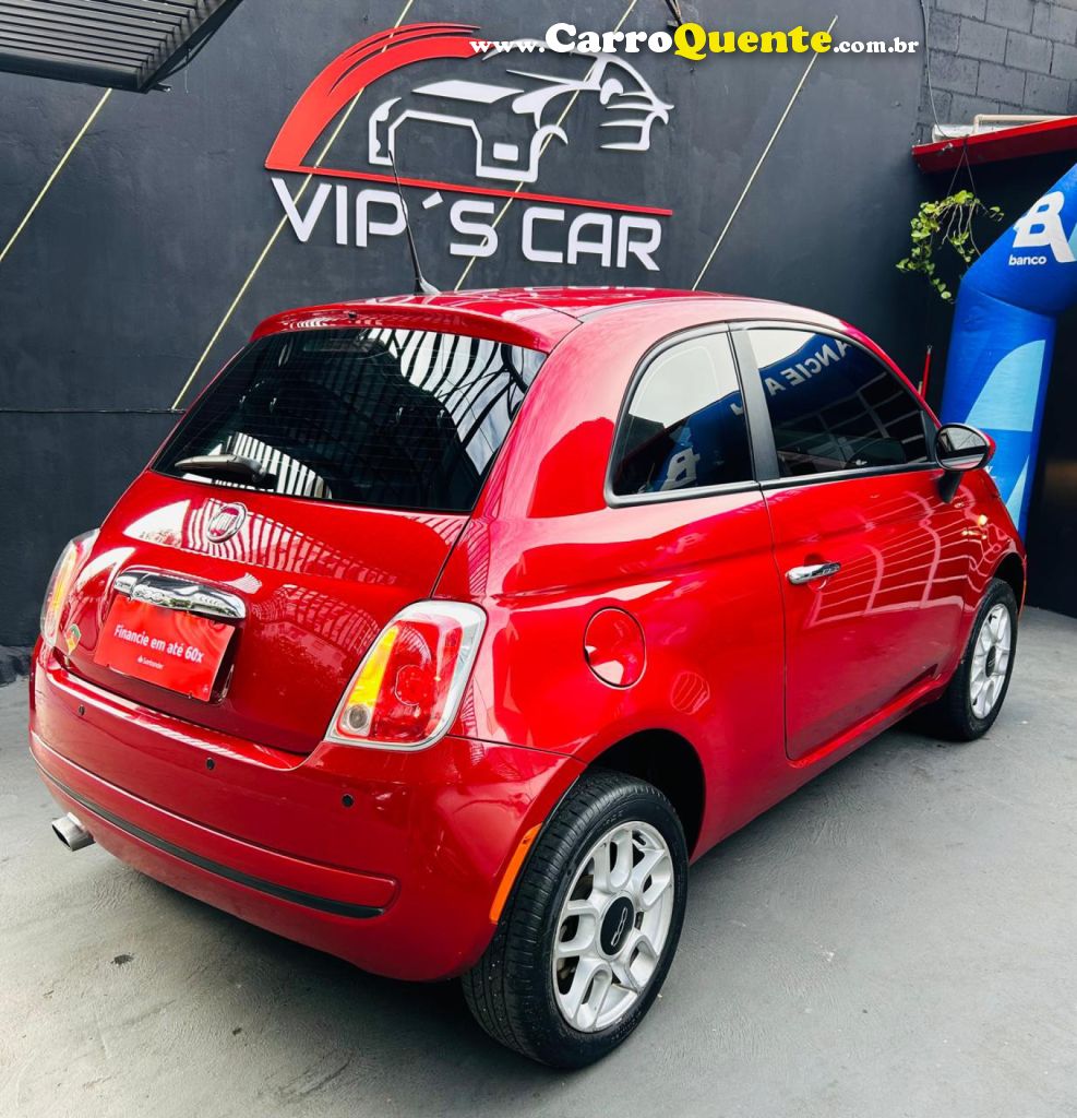 FIAT   500 CULT 1.4 FLEX 8V EVO MEC.   VERMELHO 2013 1.4 FLEX - Loja