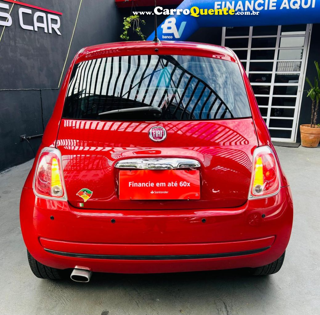 FIAT   500 CULT 1.4 FLEX 8V EVO MEC.   VERMELHO 2013 1.4 FLEX - Loja
