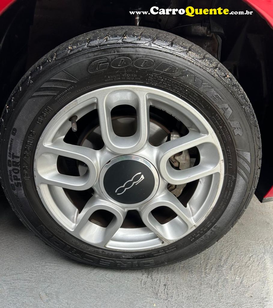 FIAT   500 CULT 1.4 FLEX 8V EVO MEC.   VERMELHO 2013 1.4 FLEX - Loja