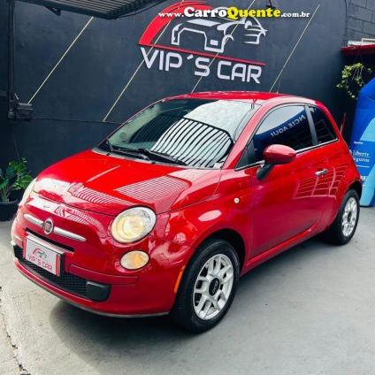 FIAT   500 CULT 1.4 FLEX 8V EVO MEC.   VERMELHO 2013 1.4 FLEX