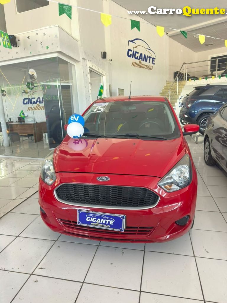 FORD   KA 1.0 SESE PLUS TIVCT FLEX 5P   VERMELHO 2015 1.0 FLEX - Loja