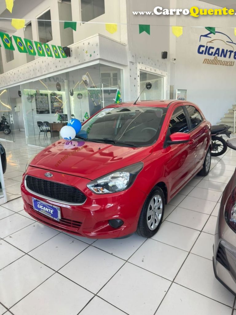 FORD   KA 1.0 SESE PLUS TIVCT FLEX 5P   VERMELHO 2015 1.0 FLEX - Loja