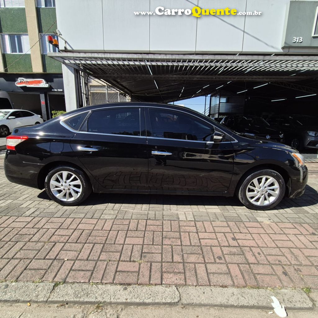 NISSAN   SENTRA SV 2.0 FLEXSTART 16V AUT.   PRETO 2015 2.0 FLEX - Loja