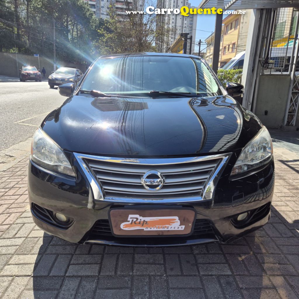 NISSAN   SENTRA SV 2.0 FLEXSTART 16V AUT.   PRETO 2015 2.0 FLEX - Loja