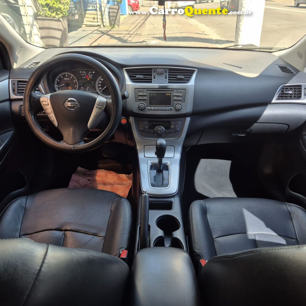 NISSAN   SENTRA SV 2.0 FLEXSTART 16V AUT.   PRETO 2015 2.0 FLEX - Loja