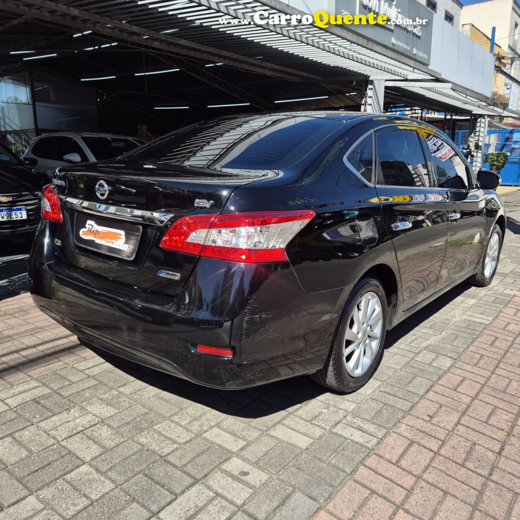 NISSAN   SENTRA SV 2.0 FLEXSTART 16V AUT.   PRETO 2015 2.0 FLEX - Loja