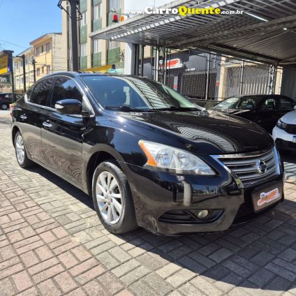 NISSAN   SENTRA SV 2.0 FLEXSTART 16V AUT.   PRETO 2015 2.0 FLEX