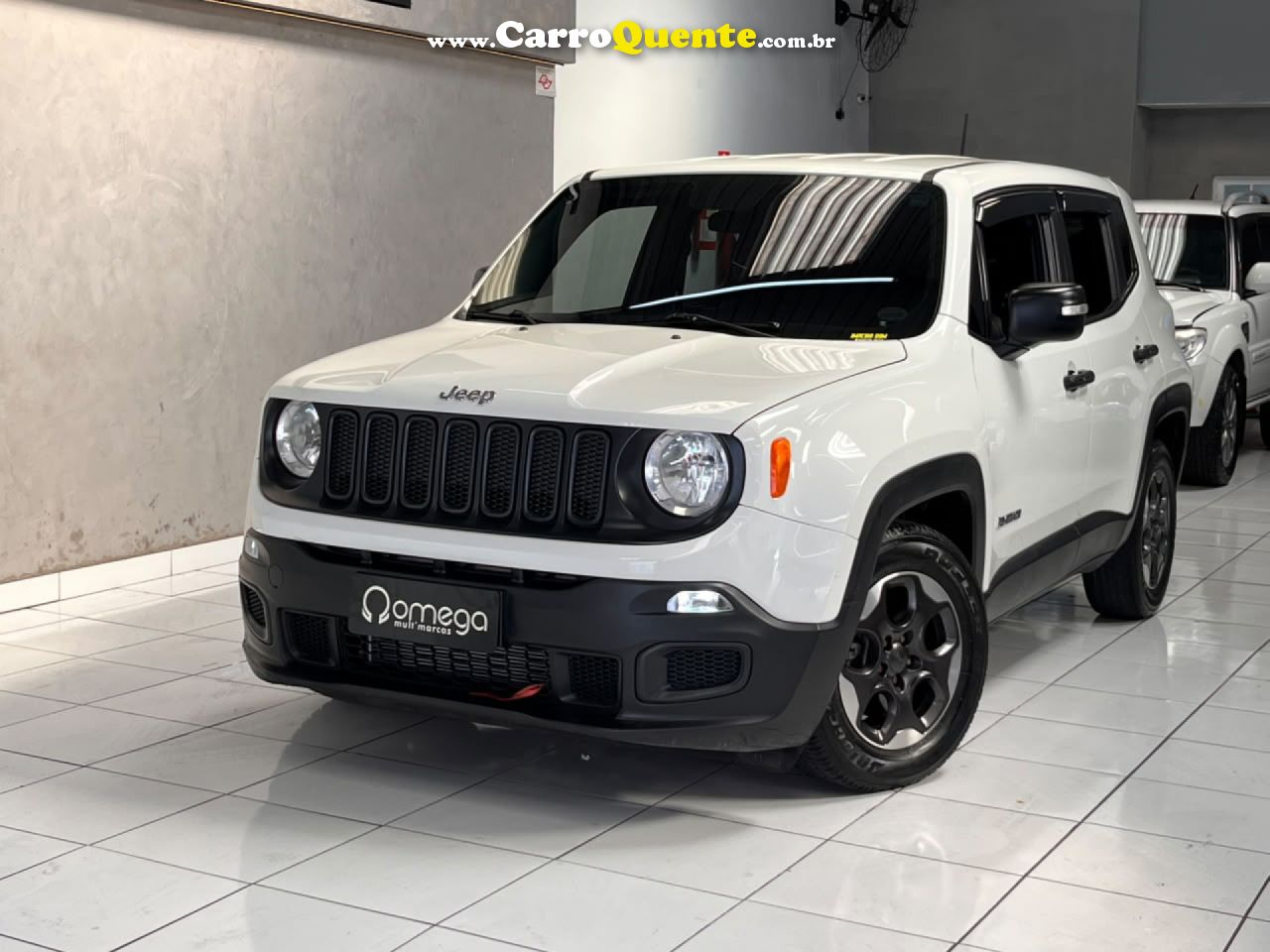 JEEP   RENEGADE1.8 4X2 FLEX 16V AUT.(PCD)   BRANCO 2018 1.8 FLEX - Loja