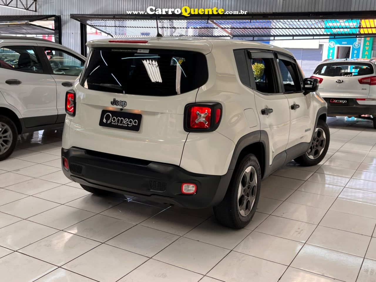 JEEP   RENEGADE1.8 4X2 FLEX 16V AUT.(PCD)   BRANCO 2018 1.8 FLEX - Loja