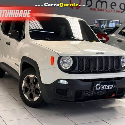 JEEP   RENEGADE1.8 4X2 FLEX 16V AUT.(PCD)   BRANCO 2018 1.8 FLEX