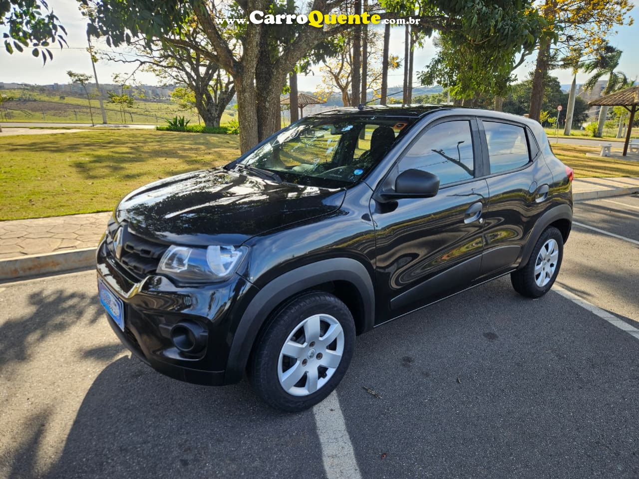 RENAULT   KWID ZEN 1.0 FLEX 12V 5P MEC.   PRETO 2019 1.0 FLEX - Loja