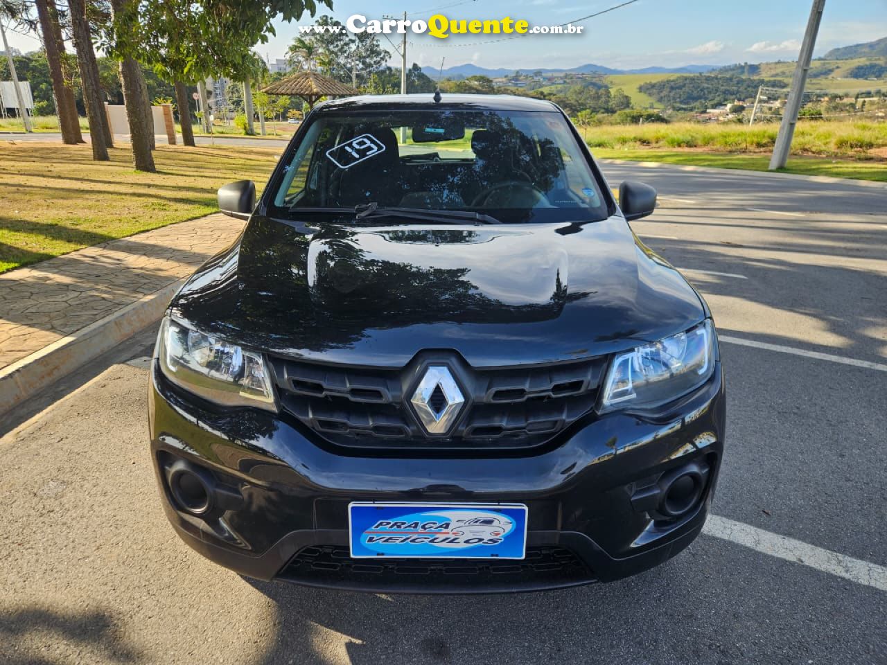 RENAULT   KWID ZEN 1.0 FLEX 12V 5P MEC.   PRETO 2019 1.0 FLEX - Loja