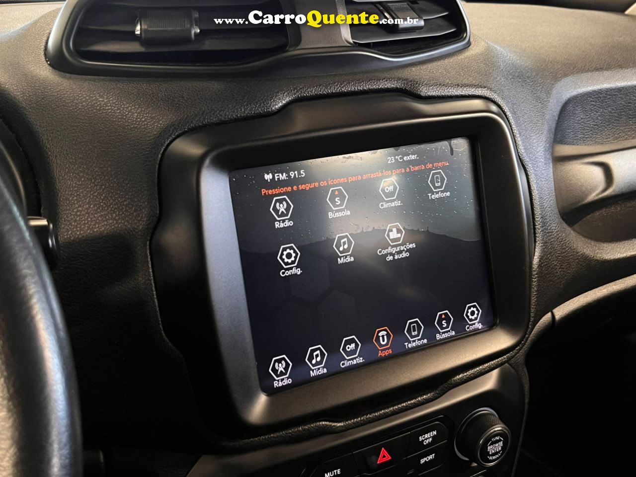 JEEP   RENEGADE LONGITUDE 1.8 4X2 FLEX 16V AUT.   CINZA 2021 1.8 FLEX - Loja