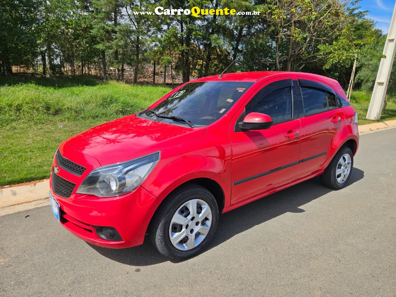 CHEVROLET   AGILE LT 1.4 MPFI 8V FLEXPOWER 5P   VERMELHO 2013 1.4 FLEX - Loja