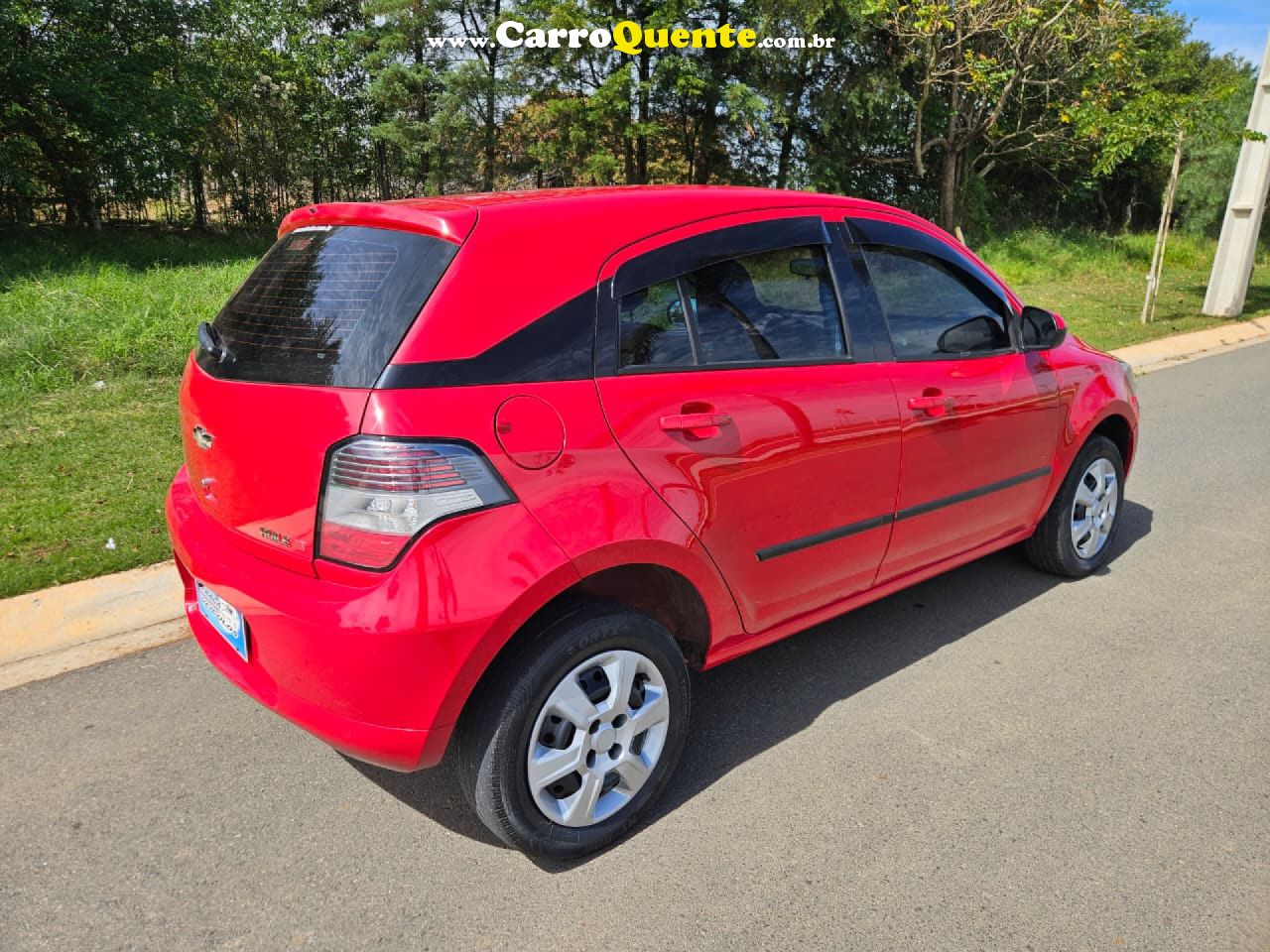 CHEVROLET   AGILE LT 1.4 MPFI 8V FLEXPOWER 5P   VERMELHO 2013 1.4 FLEX - Loja
