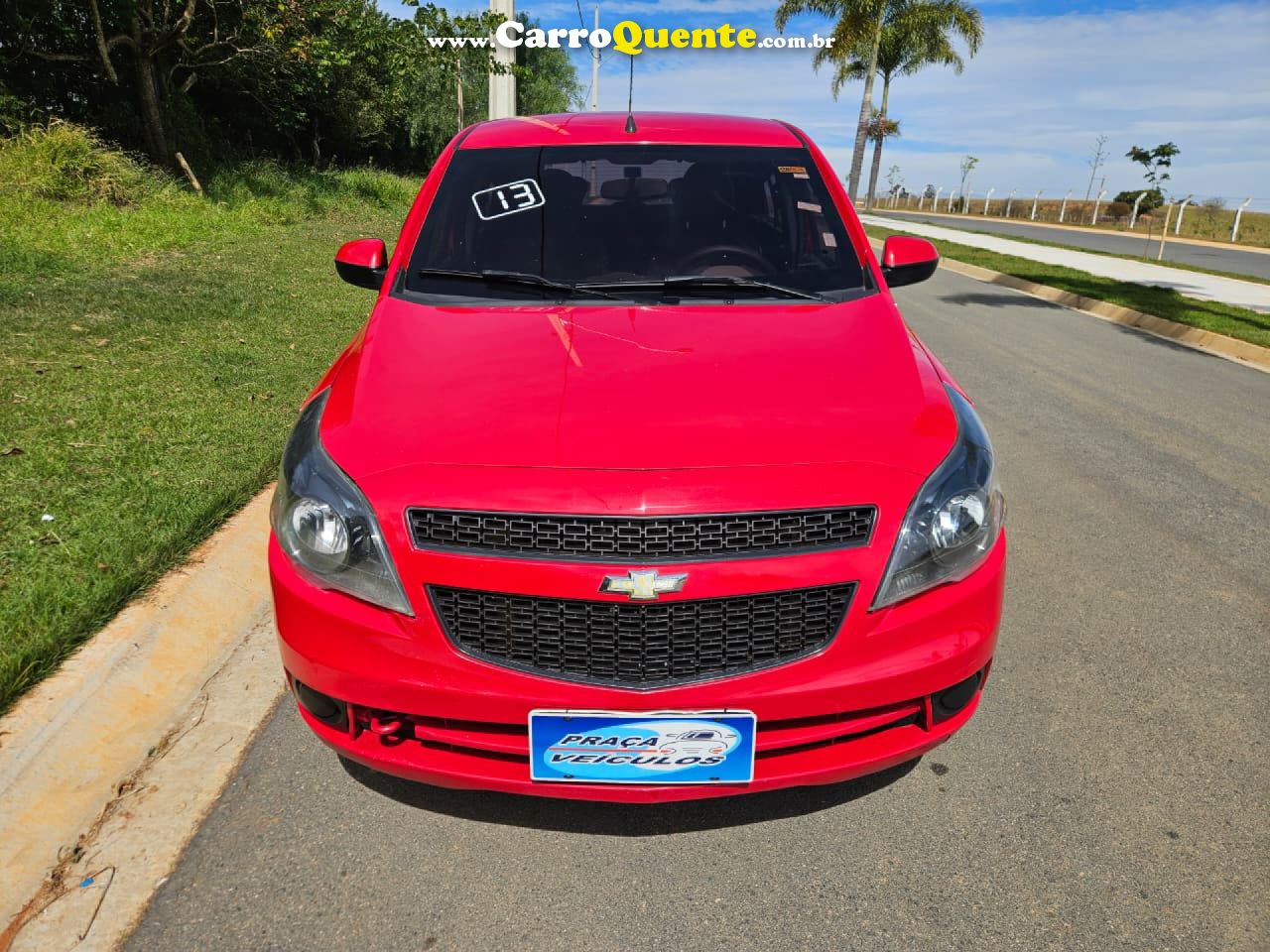 CHEVROLET   AGILE LT 1.4 MPFI 8V FLEXPOWER 5P   VERMELHO 2013 1.4 FLEX - Loja