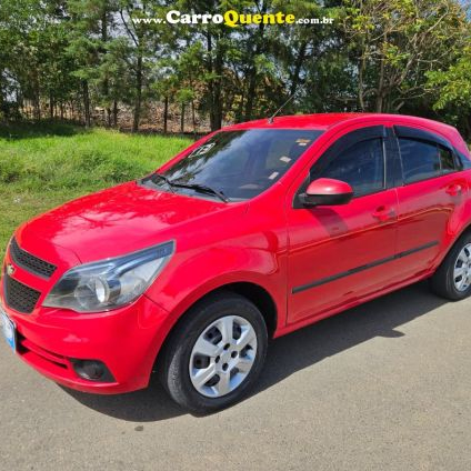 CHEVROLET   AGILE LT 1.4 MPFI 8V FLEXPOWER 5P   VERMELHO 2013 1.4 FLEX