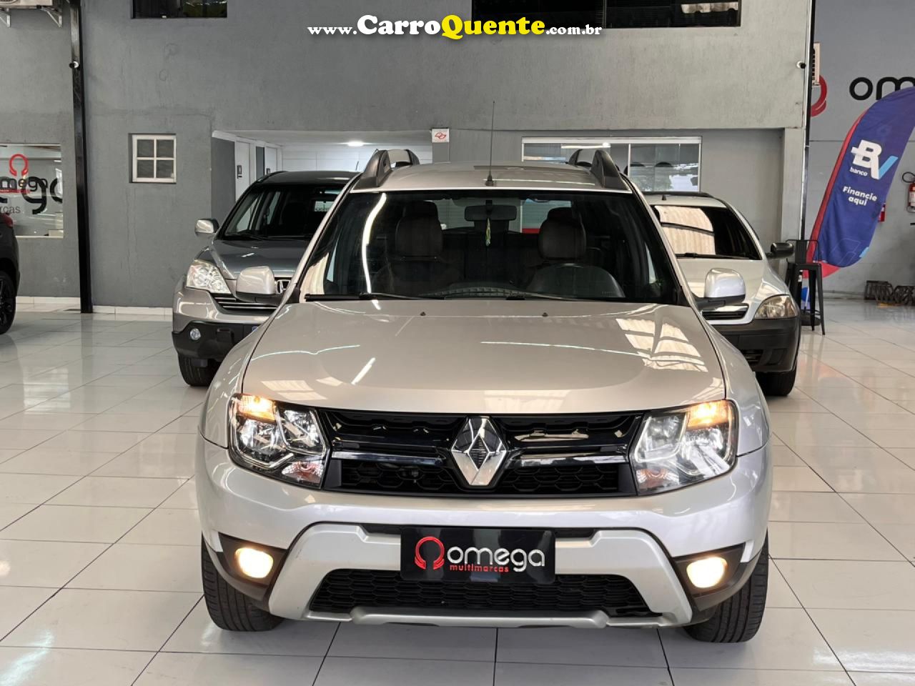 RENAULT   DUSTER DYNAMIQUE 2.0 FLEX 16V AUT.   PRATA 2018 2.0 FLEX - Loja