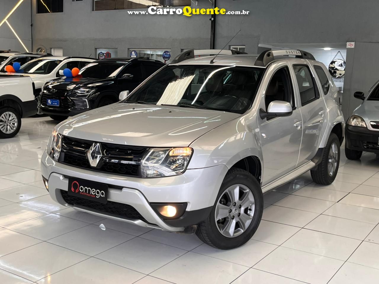 RENAULT   DUSTER DYNAMIQUE 2.0 FLEX 16V AUT.   PRATA 2018 2.0 FLEX - Loja