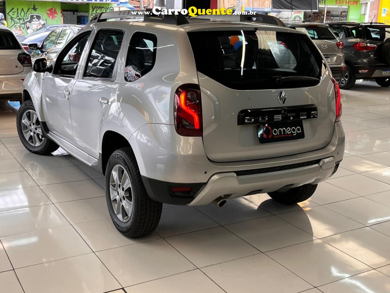 RENAULT   DUSTER DYNAMIQUE 2.0 FLEX 16V AUT.   PRATA 2018 2.0 FLEX - Loja