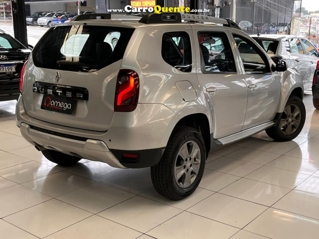 RENAULT   DUSTER DYNAMIQUE 2.0 FLEX 16V AUT.   PRATA 2018 2.0 FLEX - Loja