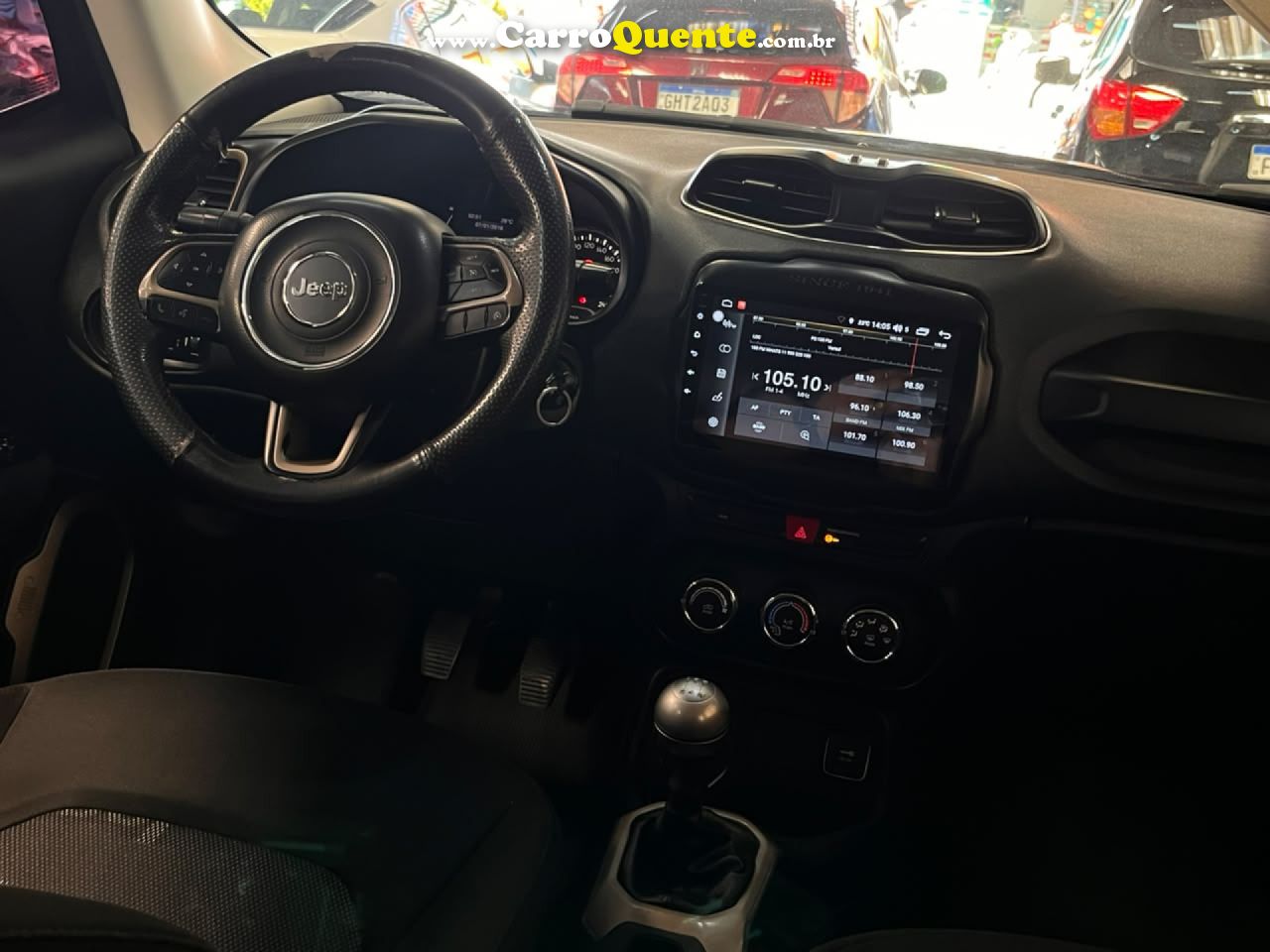 JEEP   RENEGADE 1.8 4X2 FLEX 16V MEC.   PRETO 2018 1.8 FLEX - Loja