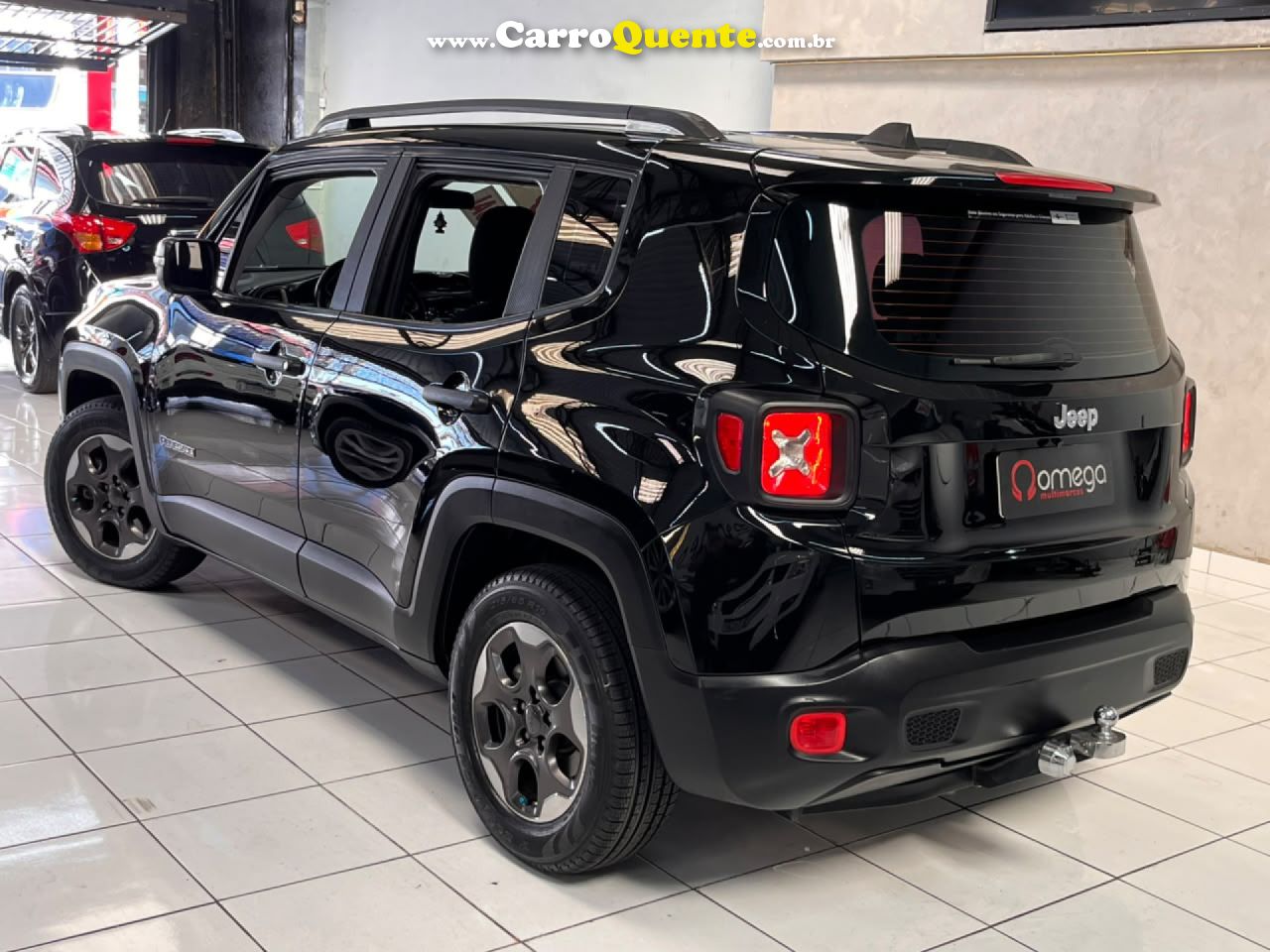 JEEP   RENEGADE 1.8 4X2 FLEX 16V MEC.   PRETO 2018 1.8 FLEX - Loja