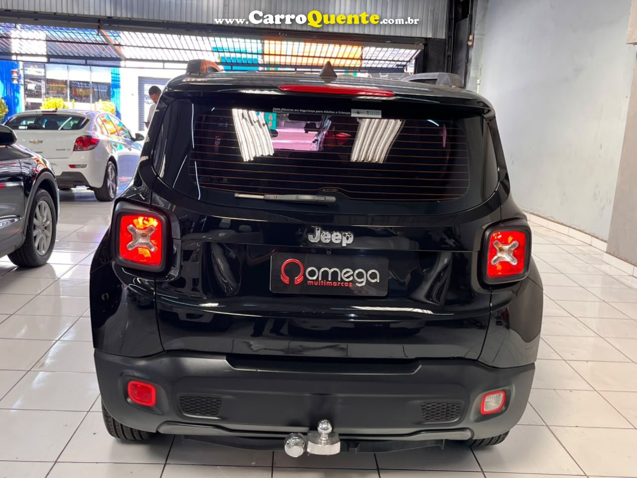 JEEP   RENEGADE 1.8 4X2 FLEX 16V MEC.   PRETO 2018 1.8 FLEX - Loja