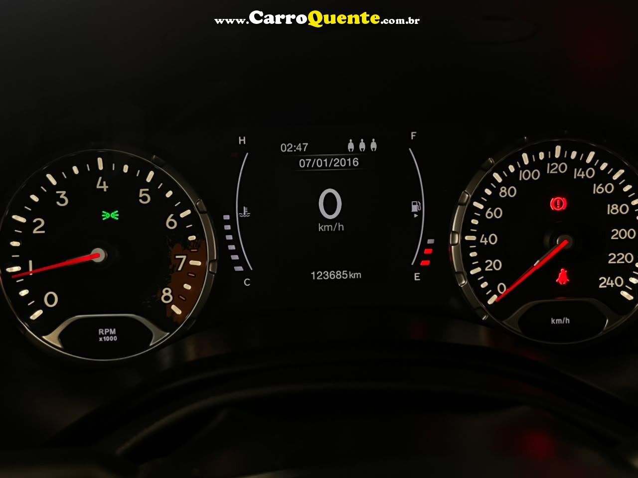 JEEP   RENEGADE 1.8 4X2 FLEX 16V MEC.   PRETO 2018 1.8 FLEX - Loja