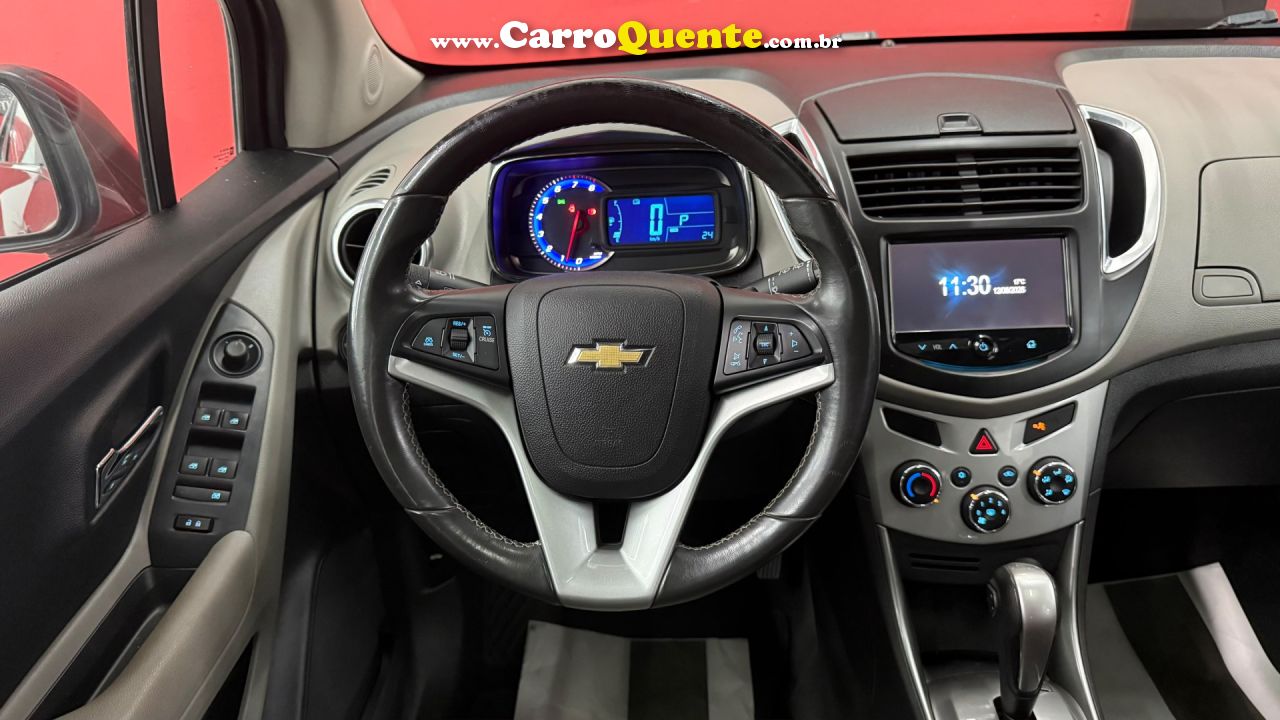 CHEVROLET   TRACKER LTZ 1.8 16V FLEX 4X2 AUT.   VERMELHO 2014 1.8 FLEX - Loja