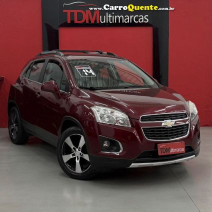 CHEVROLET   TRACKER LTZ 1.8 16V FLEX 4X2 AUT.   VERMELHO 2014 1.8 FLEX