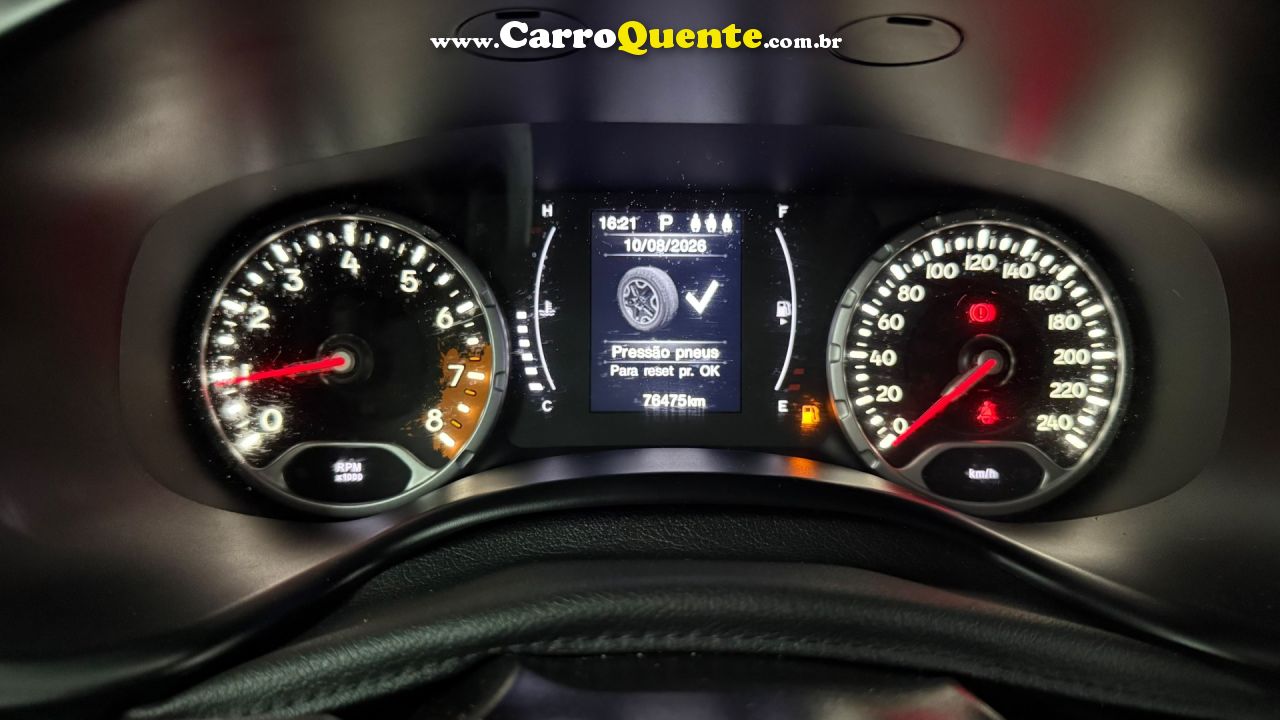 JEEP   RENEGADE SPORT 1.8 4X2 FLEX 16V AUT.   CINZA 2018 1.8 FLEX - Loja