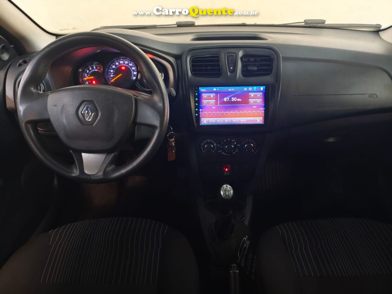RENAULT   LOGAN AUTHENTIQUE FLEX 1.0 12V 4P   BRANCO 2018 1.0 FLEX - Loja