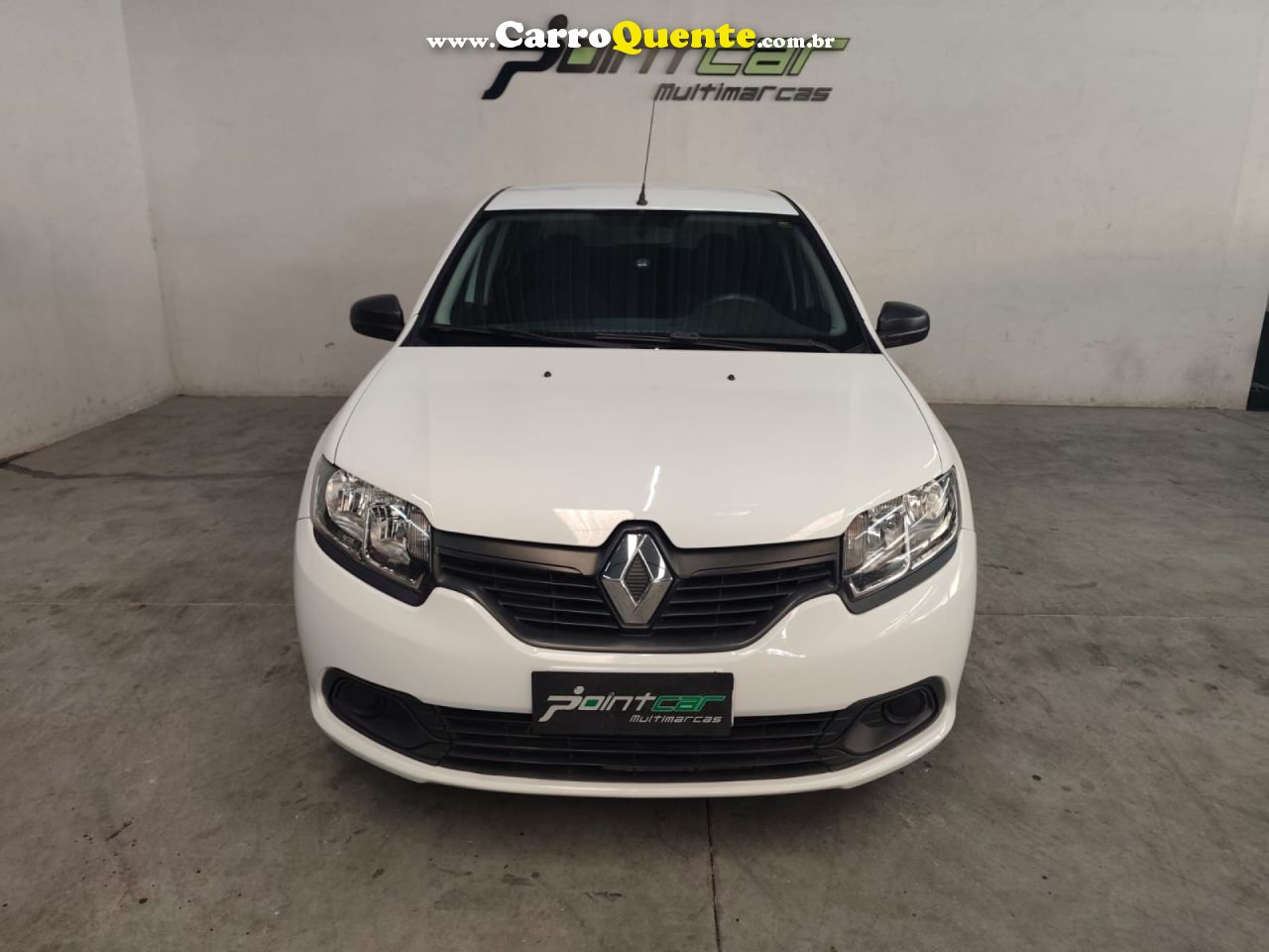 RENAULT   LOGAN AUTHENTIQUE FLEX 1.0 12V 4P   BRANCO 2018 1.0 FLEX - Loja