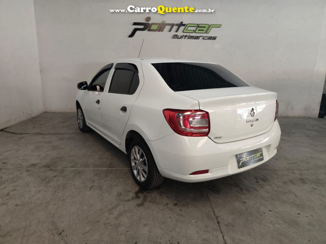 RENAULT   LOGAN AUTHENTIQUE FLEX 1.0 12V 4P   BRANCO 2018 1.0 FLEX - Loja