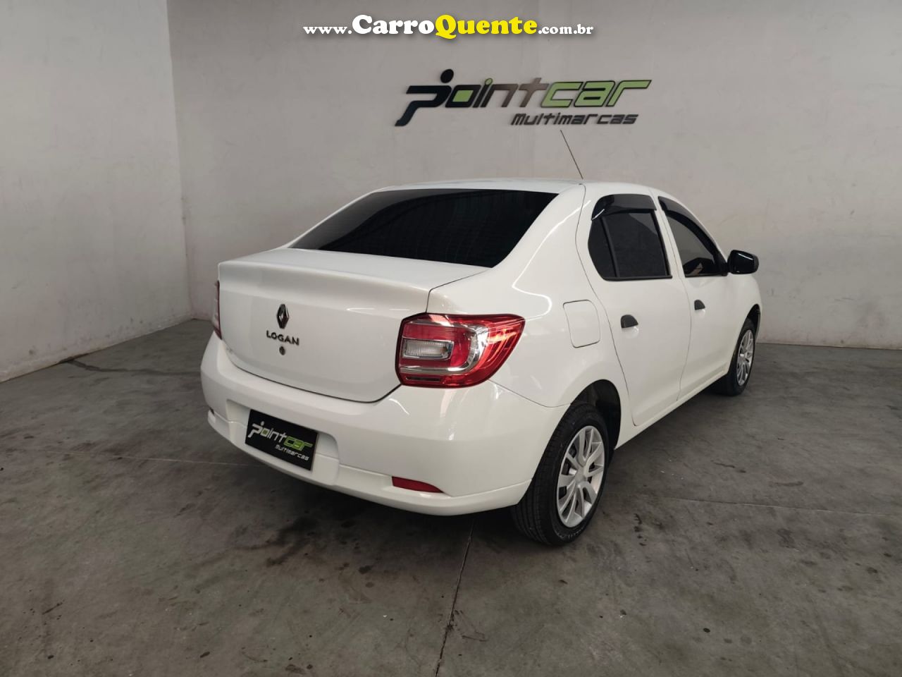RENAULT   LOGAN AUTHENTIQUE FLEX 1.0 12V 4P   BRANCO 2018 1.0 FLEX - Loja