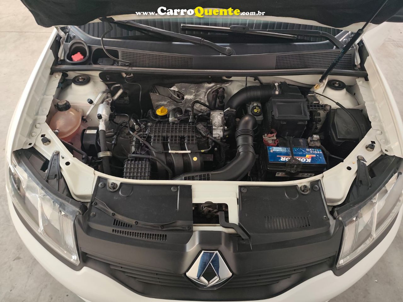 RENAULT   LOGAN AUTHENTIQUE FLEX 1.0 12V 4P   BRANCO 2018 1.0 FLEX - Loja