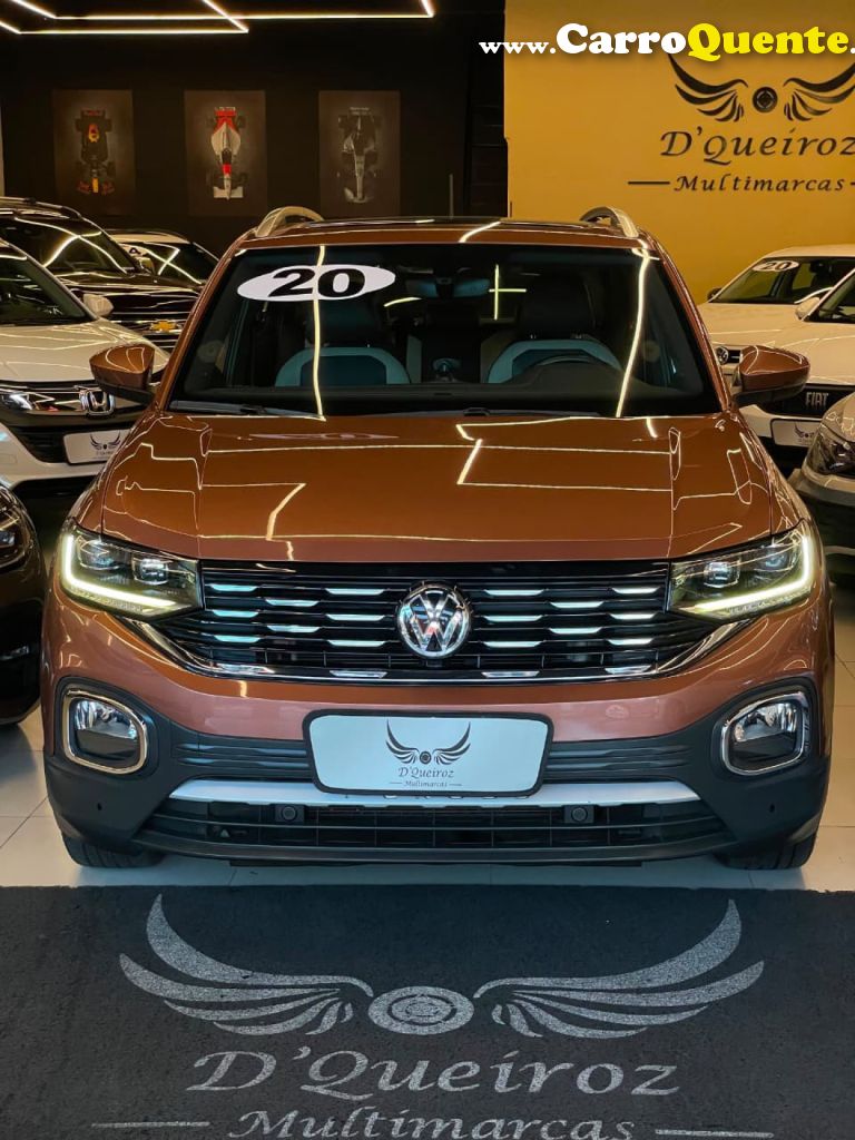 VOLKSWAGEN   T-CROSS HIGHLINE 1.4 TSI FLEX 16V 5P AUT   MARROM 2020 1.4 FLEX - Loja