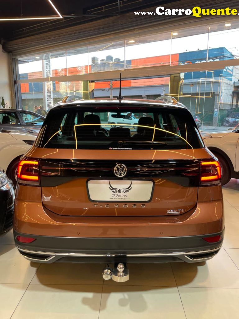 VOLKSWAGEN   T-CROSS HIGHLINE 1.4 TSI FLEX 16V 5P AUT   MARROM 2020 1.4 FLEX - Loja