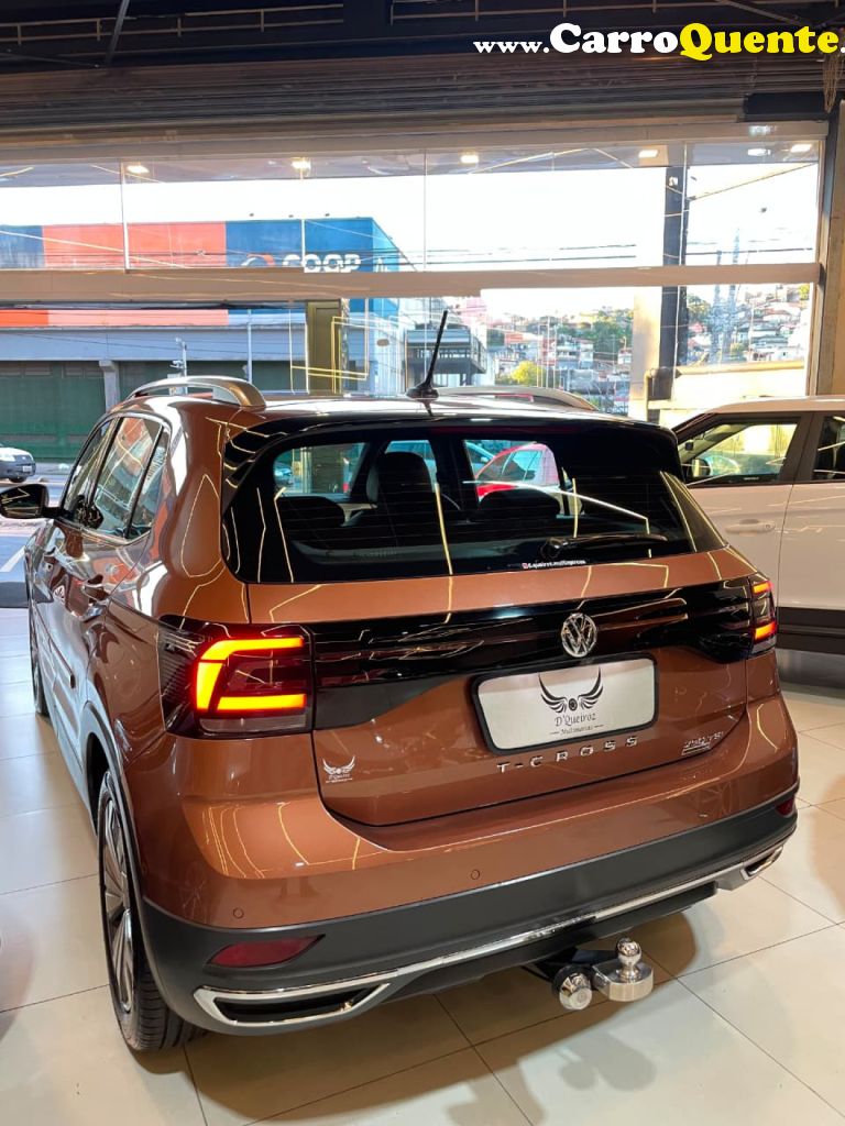 VOLKSWAGEN   T-CROSS HIGHLINE 1.4 TSI FLEX 16V 5P AUT   MARROM 2020 1.4 FLEX - Loja