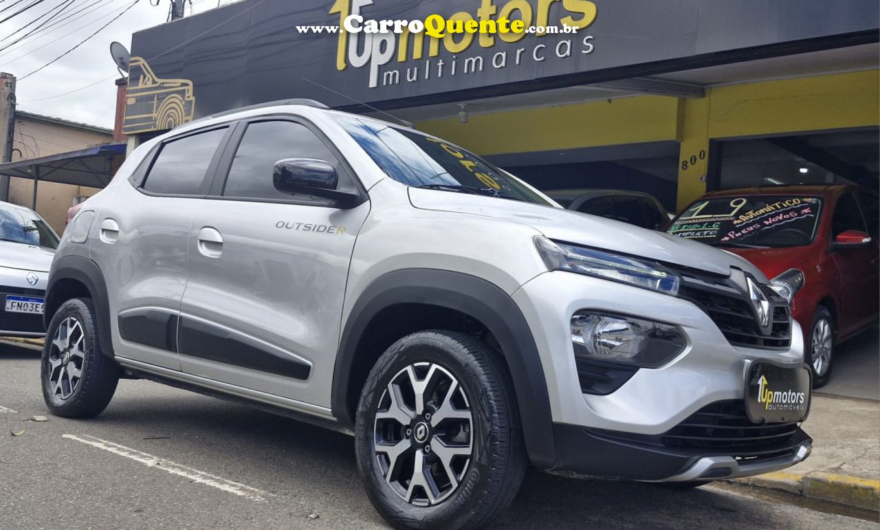 RENAULT   KWID OUTSIDER 1.0 FLEX 12V 5P MEC.   BRANCO 2023 1.0 FLEX - Loja