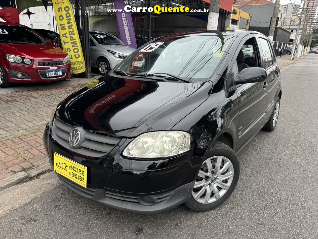 VOLKSWAGEN   FOX CITY 1.0 MI 1.0MI TOTAL FLEX 8V 5P   PRETO 2009 1.0 FLEX - Loja